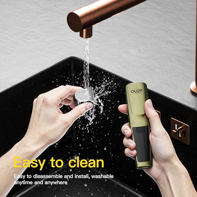 Beard Trimmer for Men, 17-in-1 Mens Grooming Kit with 6 Trimmer Heads, Cordless Hair Clippers Rechargeable with Charging Dock, IPX7 Waterproof Wet Dry Use for Body Face Nose & Mustache