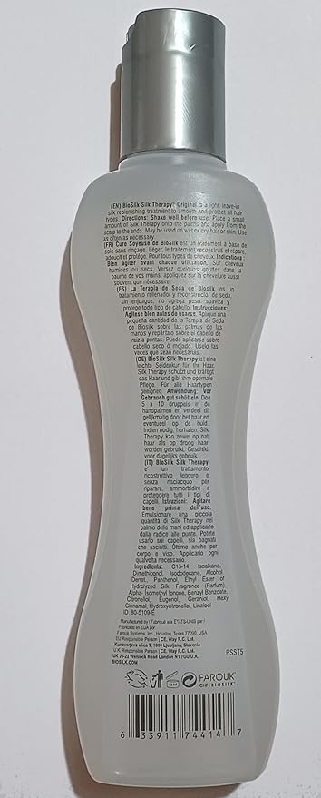 Biosilk Silk Therapy Cure, 5.64 oz