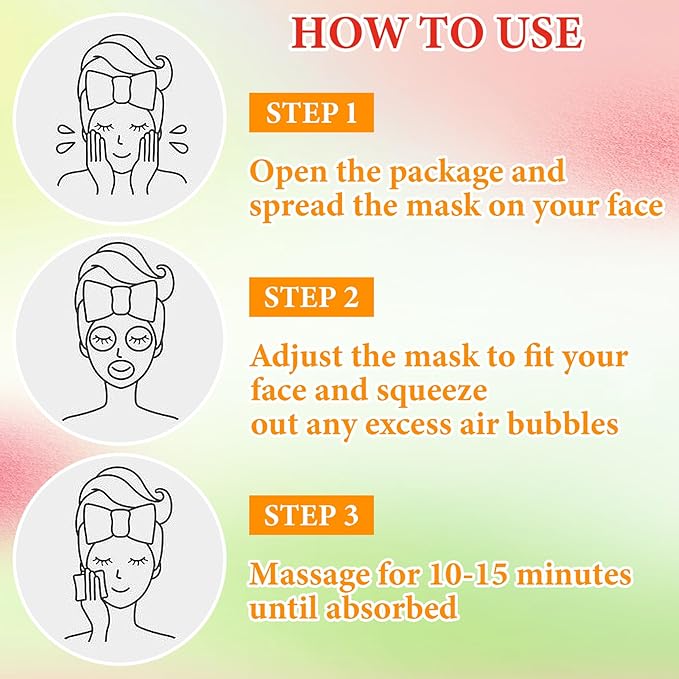 10 Pack Variety Facial Sheet Masks Skin Care Set, Hydrating Bulk Sheet Face Masks Skincare Gifts Set for Women Men, Long Lasting Moisturizing Face Mask Skincare for All Skin Type（C8)