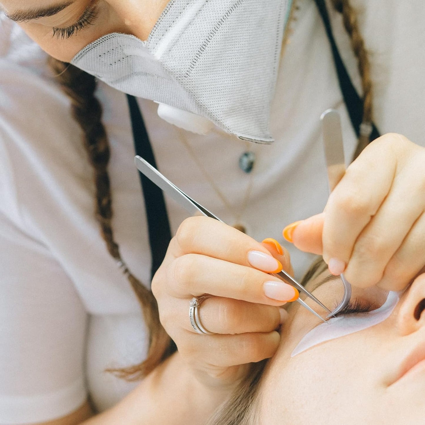 70 Pairs Under Eye Patches, Isolation Eyelash Extension Pads, Under Eye Gel Pads for Pro Salon and Individual, DIY Lashes Extension Supplies (Blue)