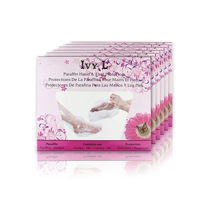 600 Counts - Ivy L Paraffin Hand & Foot Glove Bag Protectors Wax Works Thermal Mitt Liner Professional Cozy Liners Hand or Foot 15 x 10 Inches