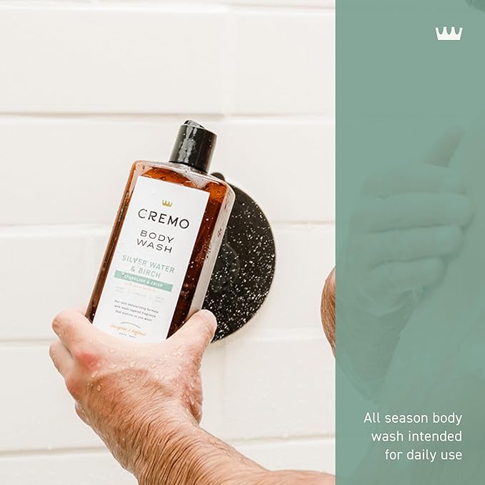 Cremo Body Wash Men, A Revitalizing Combination of Glacier-Fed Streams and White Birch, 16 Fl Oz