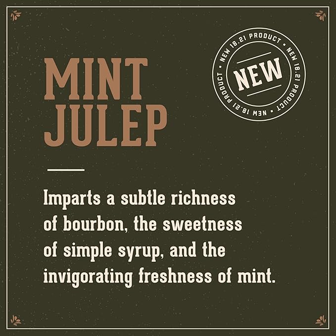 18.21 Man Made Lip Balm - Mint Julep Flavor, Lip Protectant Hydrates & Moisturizes with Beeswax, Cocoa Butter & Vitamin E - For chapped and dry lips