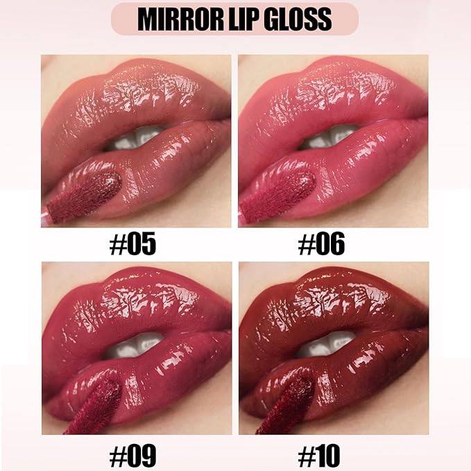 12 Pcs Liquid Lipsticks Lip Gloss Set with Matte,Glossy and Glitter Lip Makeup Long-Lasting Waterproof Lip Stain for Gift and Women