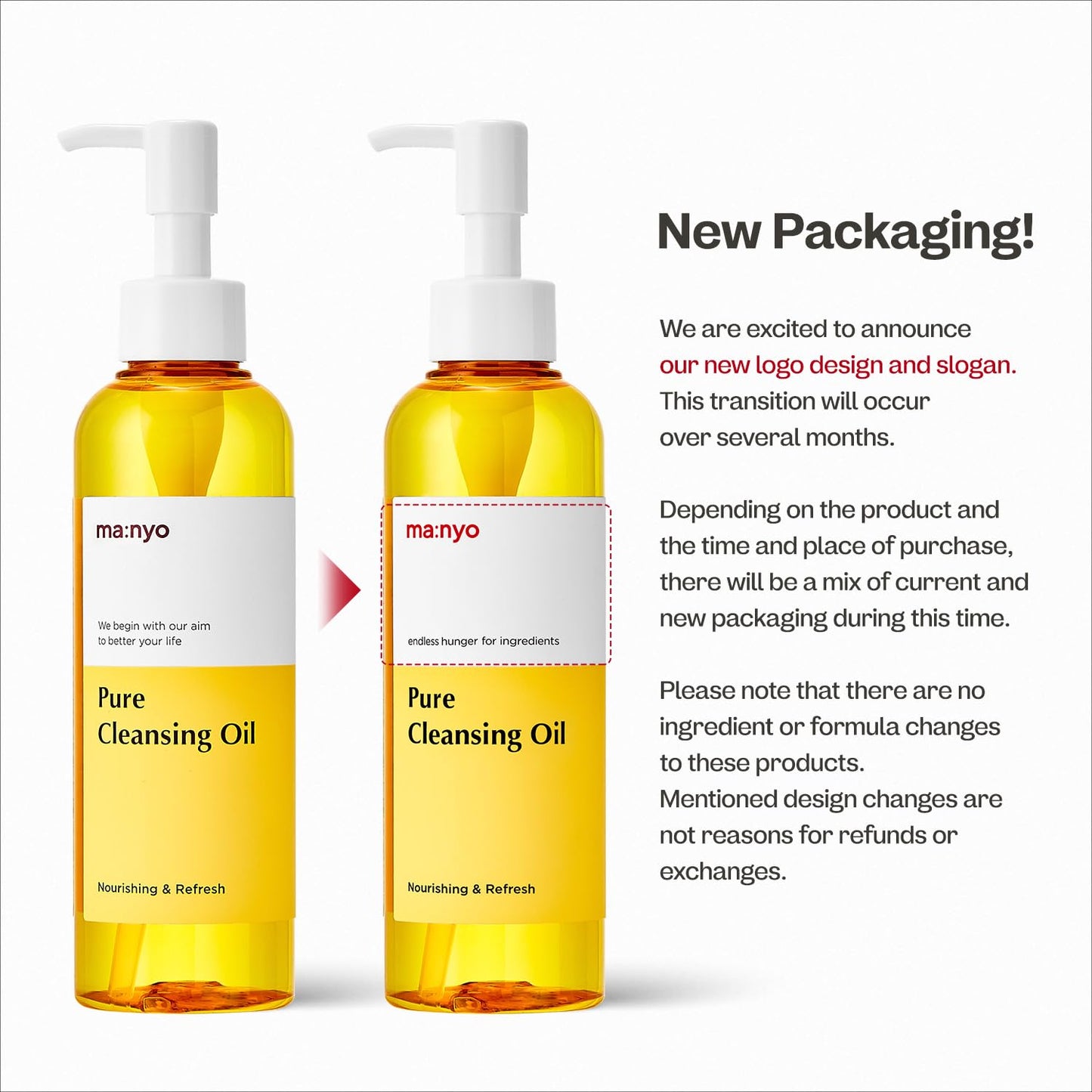 ma:nyo Pure Cleansing Oil 6.7 fl oz (200ml) Daily Makeup Remover & Blackhead melting with 14 Plant-Based Oils | Suitable for All Skin Types | Korean Skincare