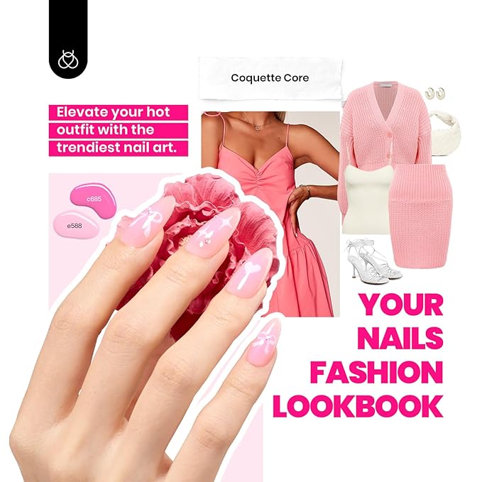 Beetles Gel Nail Polish 25 Colors Polish Set Nude Pink Red Blue Gel Polish Chic Outfits Collection with 3Pcs Base Top Coat Manicure Kit Salon DIY Home Gift for Women