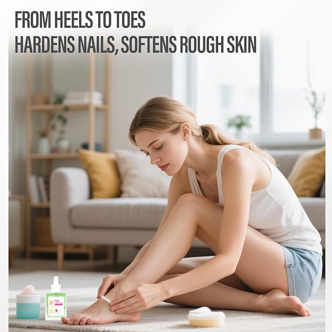 CHUCHU Nail Strengthener - Aloe Vera Nail Repair Growth Moisturizing Treatment - Natural Jojoba Vitamin B & E Cuticle Oil for Dry Cracked Nails