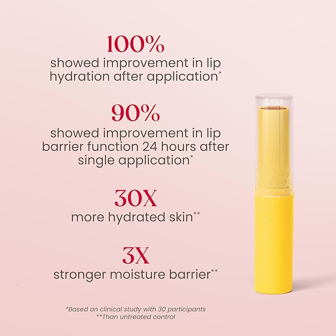 Burt’s Bees Tinted Boosted Balm, Misty Mauve, Hydrating Tinted Lip Balm with Vitamin C, E, and F Core, 24 Hour Lip Moisturizer with Responsibly Sourced Beeswax, 100% Natural Origin, 1 Count, 0.16oz