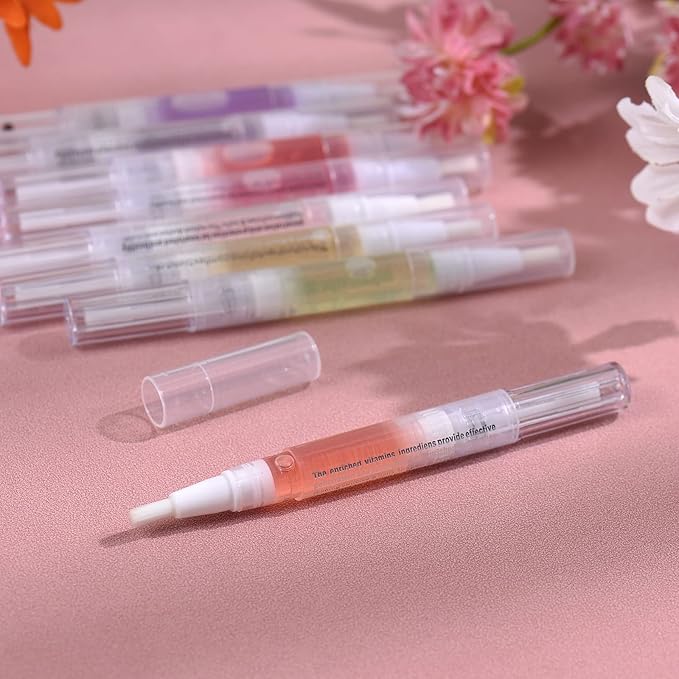 8Pcs Flavors Nail Revitalize Oil Pen Nail Treatment Kit Set