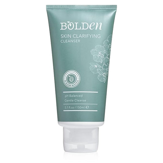 BOLDEN Skin Clarifying Cleanser | pH-balanced Sulfate-free Foaming Gel Cleanser for Oily and Blemish-prone Skin | 5.1 Fl Oz
