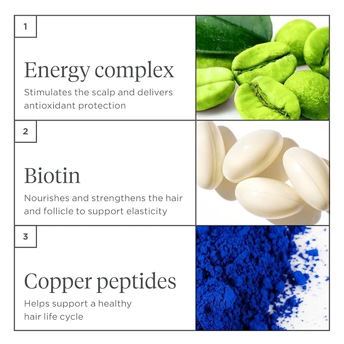 Briogeo Destined For Density Caffeine + Biotin Peptide Density Shampoo and Conditioner Set, Increases Hair Thickness and Volume for Fine or Thinning Hair, Vegan, Cruelty-Free, 2 x 8 fl oz