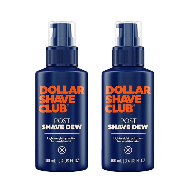 Dollar Shave Club | Post Shave Dew 3.4 ounce (2 Pack) | Moisturizing Shaving Gel for Sensitive Skin