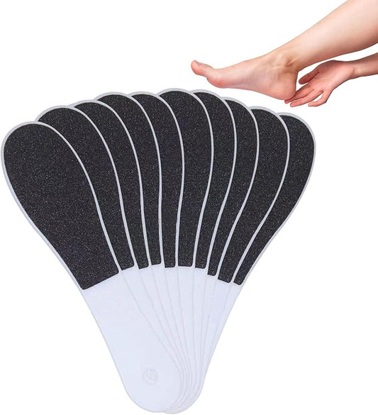 10 Pack Foot File,Foot Callus Remover Professional Sandpaper Pedicure Tools, Double Side Foot Scrubber, Sander for Dead Skin Foot Rasp Pedicure for Women Mother Manicure Beauty Shop Spa