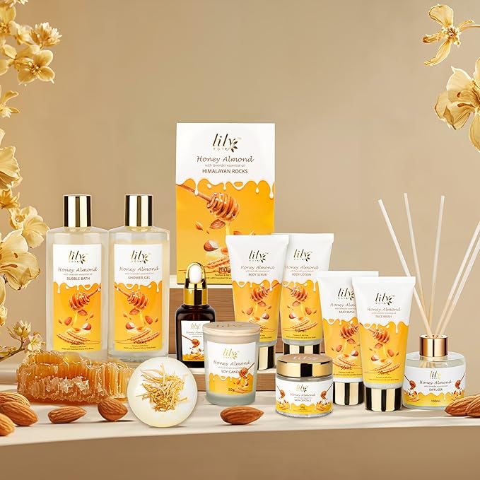 Christmas Gifts for Women - 21-Piece Luxury Bath & Body Gift Basket Set for Women, Spa Gift Basket Self Care Gifts for Her | Gift Set for Mothers Day, Birthday Gifts, All Occasion Present