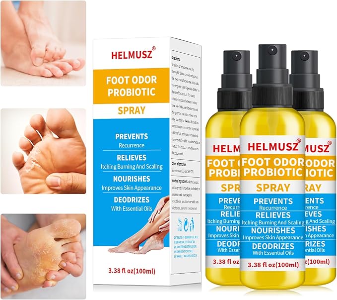 Athletes Foot Treatment, Natural Herbal Athletes Foot Spray for Most Athlete's Foot and Treat Symptoms of Molting, Blisters, Itching and Odor. (3Pcs, Fresh)