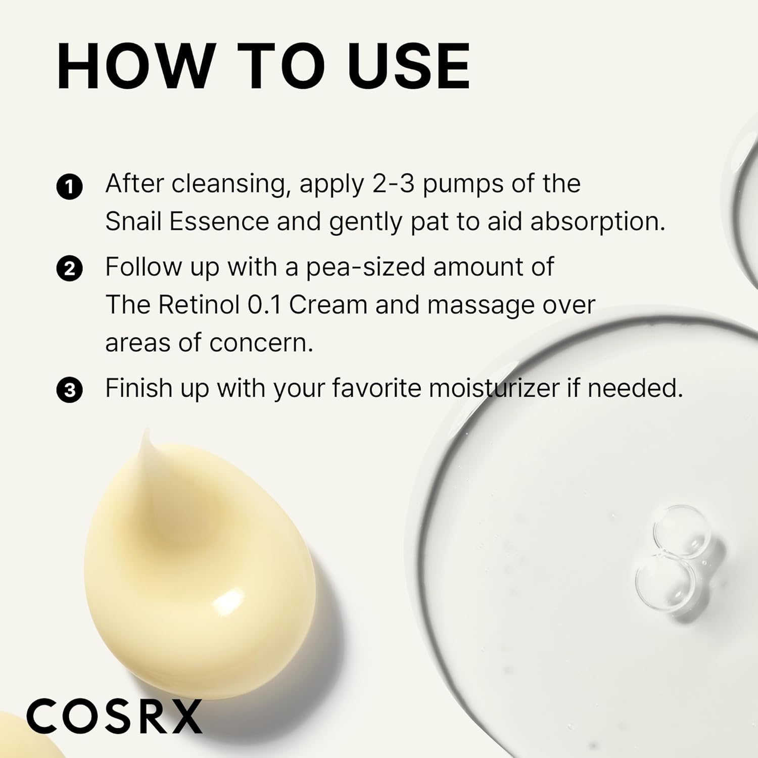 Glass Skin Starter Set, Amazon Exclusive, Advanced Snail 96% Mucin Power Essence & Retinol 0.1% Cream Mini Sample, Daily Hydrating & Firming Korean Skin Care Kit, Gift Set