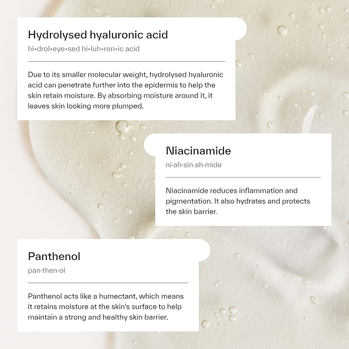 Dermatica Hyaluronic Acid Hydrating Face Serum with Vitamin B5 | Anti-Ageing and Anti-Wrinkle Skincare I Fast Absorbing Hydrating Serum for Dehydrated Skin | Fragrance Free Skin Care (30ml)