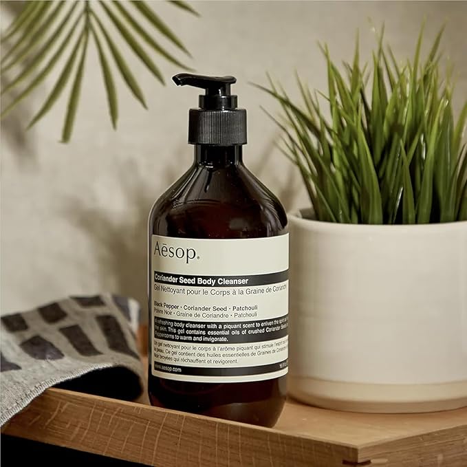 Aesop Coriander Seed Body Cleanser Refill | Refreshing & Invigorating | Spicy, Woody, Warm | 16.9 oz / 500mL