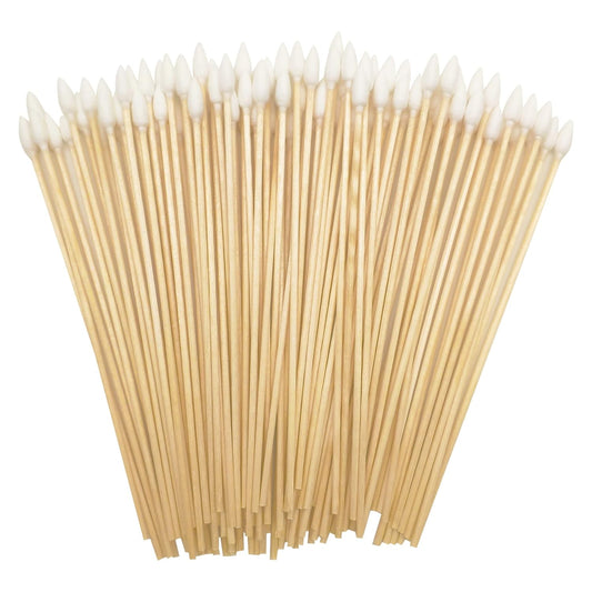 400pcs Precision Cotton Swabs with 6'' Long Sticks for Gun Cleaning, Makeup or Pets