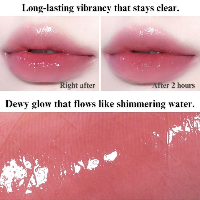 BBIA Glow Tint – Lip Plumping Volumizing Glossy & Glowy Lip Stain Naturally Moisturizing Comfortable Texture Lightweight Long-Lasting Vivid Color Non-Sticky Korean Makeup (20 PETAL, Pack of 1)