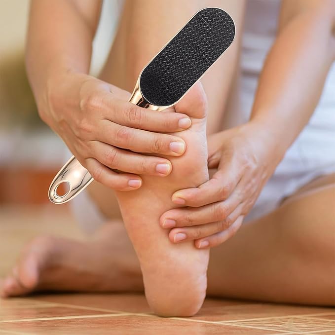 2pcs Hard Skin Remover Nano-Glass Foot File, Safe and to Remove Hard Skin and Dead Skin Foot Scrubber,Wet and Dry Feet Callus Remover for Feet,Long Lasting Foot Buffer, Professional Foot Care Tools