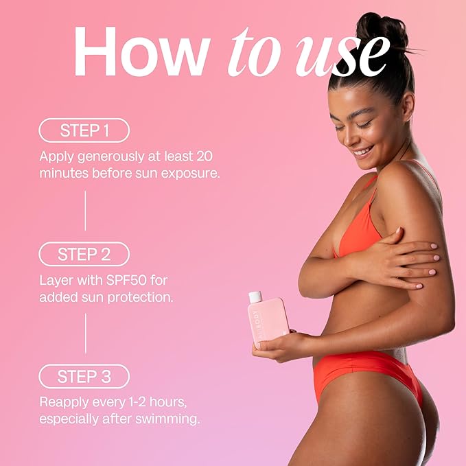 Bali Body Watermelon Tanning Oil SPF 6 | Infused with Natural Oil | Fruity Scent Summer Essential for Golden Deep Glow | Vegan, Cruelty Free (100ml/3.4 fl oz)