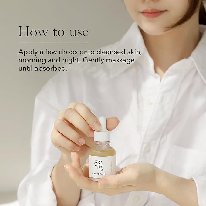 Beauty of Joseon Glow Serum Propolis and Niacinamide Hydrating Facial Soothing Moisturizer for Irritated Uneven Skin Tone, Korean Skin Care, 60ml, 2 Fl.Oz
