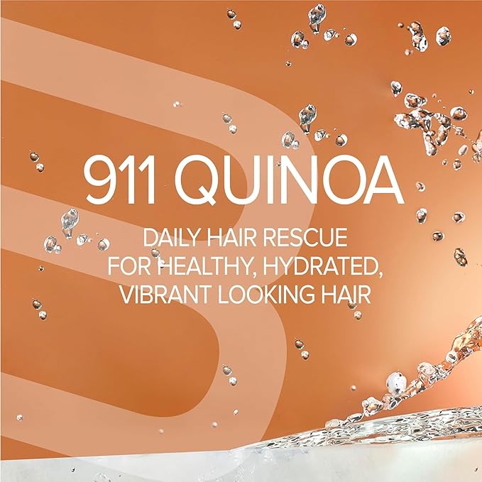 Biotop Professional 911 Quinoa Hair Mask - Repairing Hair Mask Treatment For Dry or Extremely Damaged Strands - Color Safe & Cruelty Free Hair Care - (18.6oz/550ml)