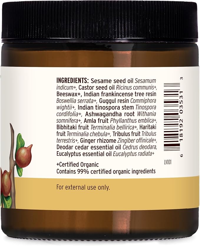 Banyan Botanicals Joint Balm – Organic Balm for Joints with Boswellia and Guggulu – for Supporting Comfortable Joints and Overall Joint Health – 4 oz – Non-GMO Sustainably Sourced Petroleum Free