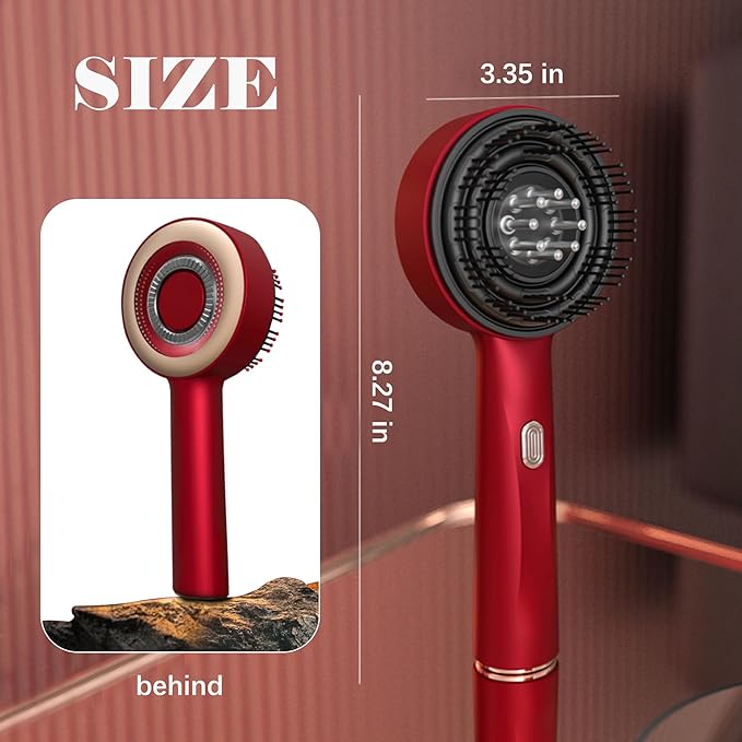 2025 Scalp Massager Head Waterproof Cordless Electric Hair and Scalp Head Massager for Women and Men Suitable for Office Home and Travel