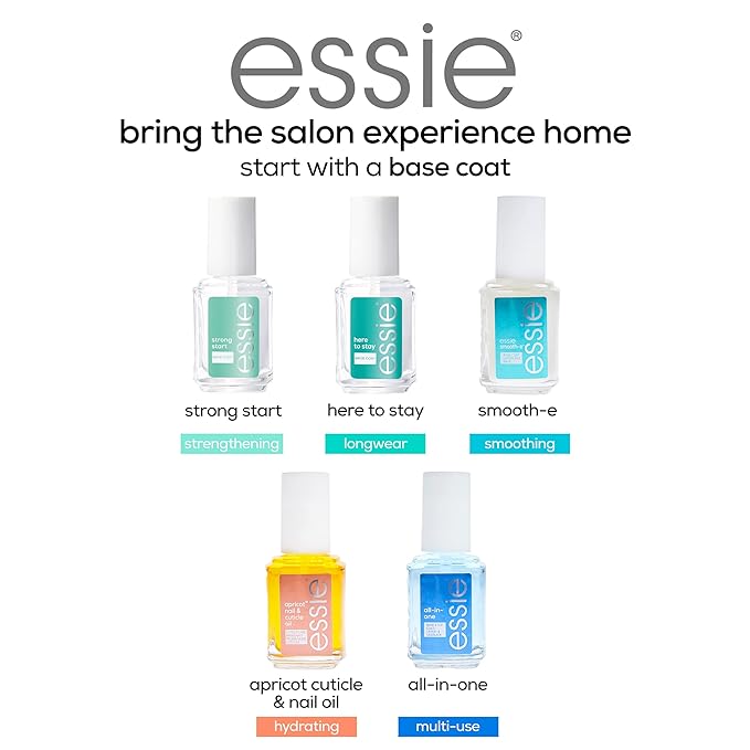 essie Nail Care, 8-Free Vegan, Good To Go Top Coat, fast dry and shine nail polish, 0.46 fl oz