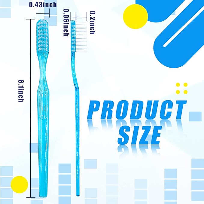 Disposable Toothbrushes with Toothpaste Adult Pre-Pasted Disposable Toothbrushes Travel Toothbrushes with Toothpaste Bulk Toothbrushes Waterless Toothbrush Individually Wrapped Mint-100Pcs