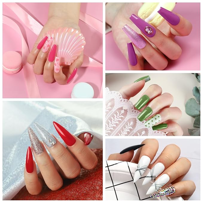 53PCS Gel Nail Polish Kit with U V light and Drill Starter Kit, 35 Colors Gel Polish Set 5pcs Top Base Coat All season Fashion Popular Colors Professional Nail Lamp Gel Manicure Kit Gifts for Women