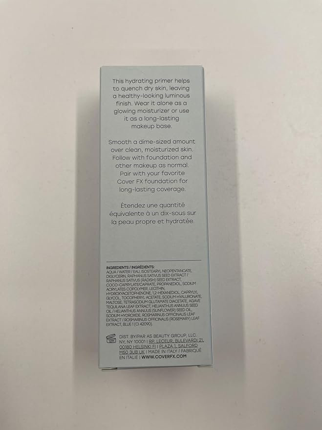 COVER FX Dewy Primer - 1 Fl Oz - Radiant-Finish Primer - Moisturizing & Soothing - Safe For All Skin Types