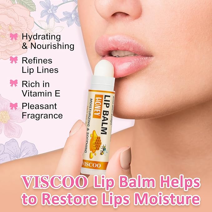 8 Pack / 4 Sets Lip Balm and Hand Cream Gifts for Women, Bridal Shower Gifts, Bridal Wedding Favors for Guests, Baby Shower Gifts for Guests, Thank You Gifts, Party Favors, Birthday Gifts