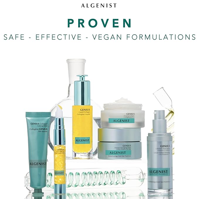 Algenist Algae Peptide Regenerative Face Moisturizer - Restorative Wrinkle Cream + Peptide Moisturizer for Instant Hydration + Skin Barrier Protection - Formulated with Patented Alguronic Acid (60ml)