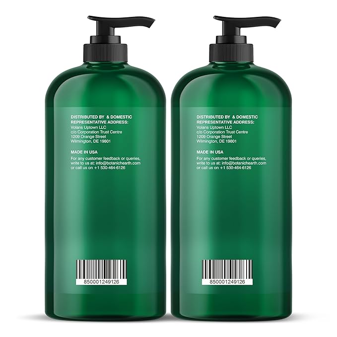 Botanic Hearth Tea Tree Body Wash | 16 Fl Oz | Helps Soothe Itchy, Dry Skin, Body Wash With 100% Pure Tea Tree Oil | Sulfate Free, Paraben Free, For Men And Women Set Of 2
