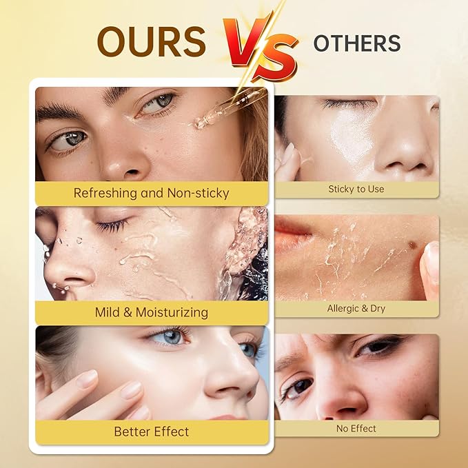 2 Pack Vitamin C Face Serum with Vitamin C, Hyaluronic Acid, Vitamin E, Serum for Dullness, Balanced Complexion, Eye Area, Fine Lines & Wrinkles, 30ml/1.01oz