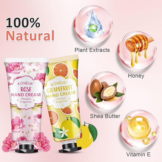 112 Pack Moisturizing Hand Cream Set, Bulk Hand Lotion Travel Size for Dry Cracked Hands, Mini Hand Cream for Mom Gifts, Teacher Gifts, Thank You Gifts, Birthday Gifts and Bridal Shower Gifts