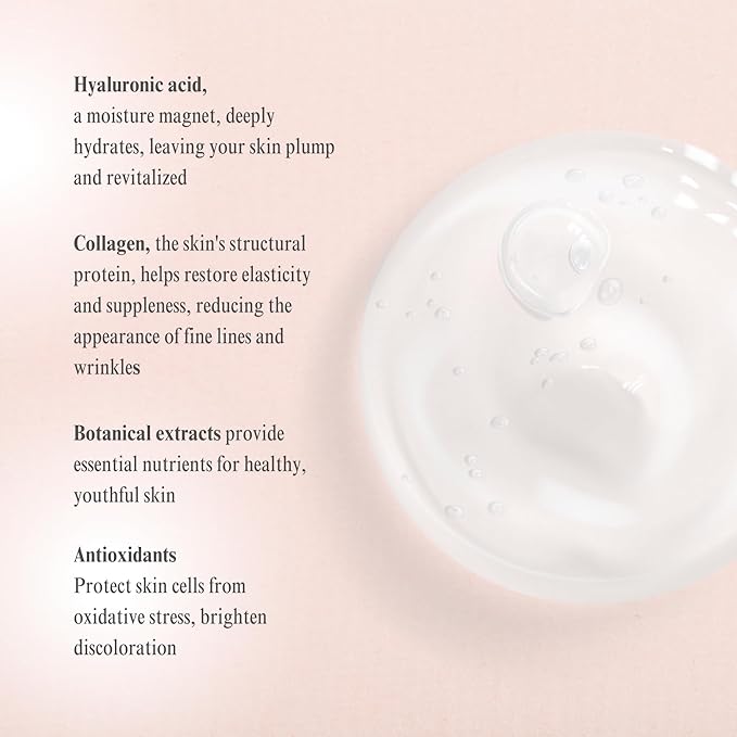 Collagen Hydrating Serum, Face Serum, Collagen for Women, 1oz