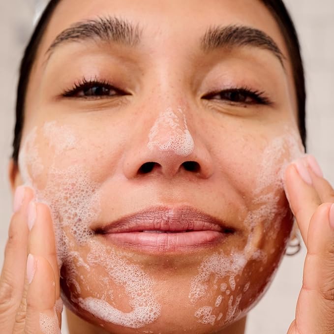 Bliss Pro Fab Foaming 2-In-1 Cleanser and Exfoliator with Bamboo Buffers - 17.2 Fl Oz - Oil-Free Gel Face Wash - Makeup Remover - Vegan & Cruelty Free