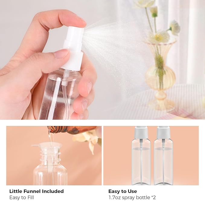 19 Packs Travel Bottles for Toiletries, Silicone Travel Size Toiletries, TSA Approved Travel Essentials, Leak Proof Travel Size Containers for Shampoo Conditioner Lotion