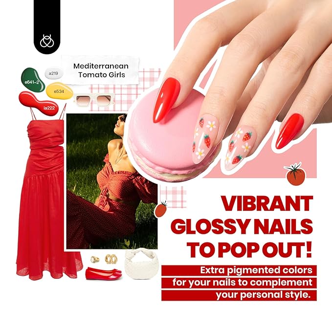 Beetles Gel Nail Polish 25 Colors Polish Set Nude Pink Red Blue Gel Polish Chic Outfits Collection with 3Pcs Base Top Coat Manicure Kit Salon DIY Home Gift for Women