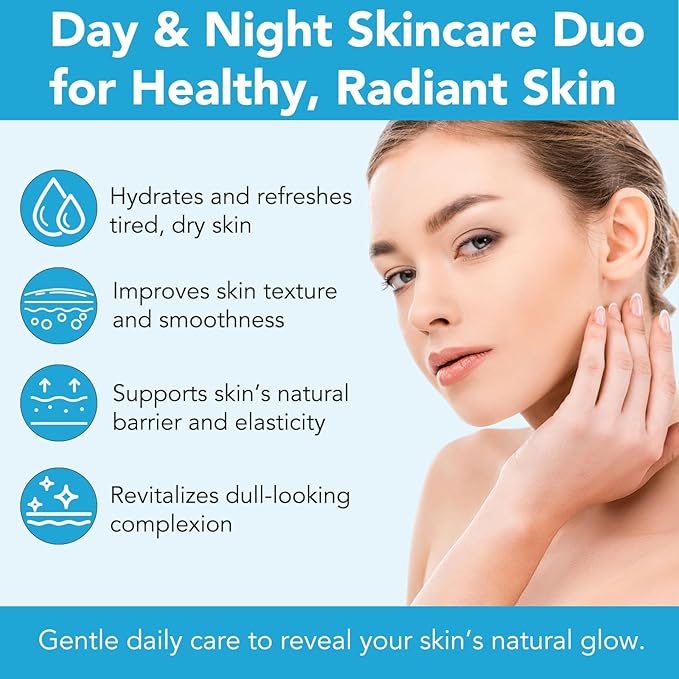 Anti Aging Vitamin C Serum Hyaluronic Acid Serum Set - with Hyaluronic Acid, Skin Care Set Boost Skin Collagen,Hydrate & Plump Skin, Anti Aging & Wrinkle Facial Serum