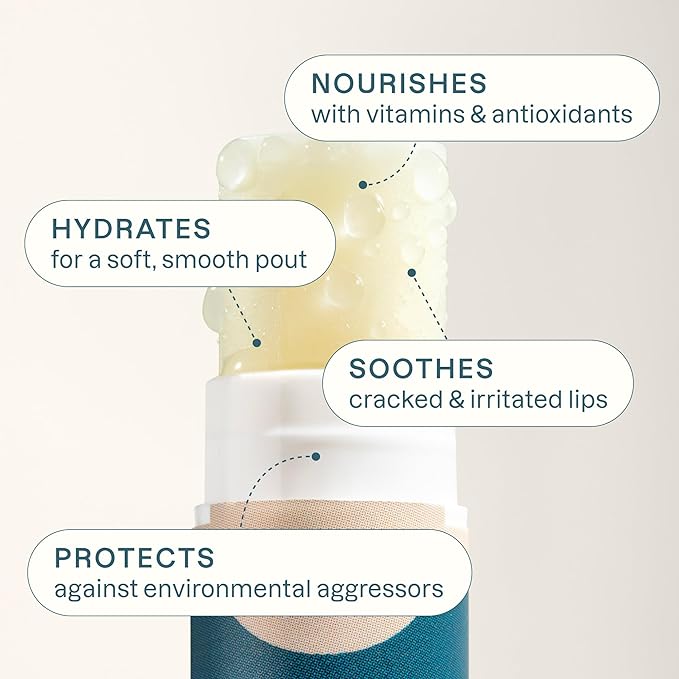 Cliganic Organic Lip Balm Set (Fresh Picked, 8 Flavors) - 100% Natural Moisturizer for Cracked & Dry Lips