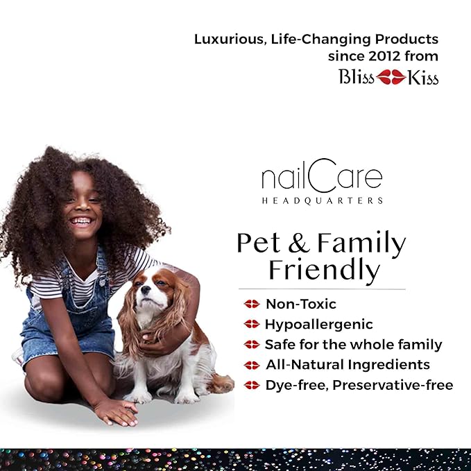 Cuticle Oil Pen for Nails - Nail Strengthener & Growth Oil and Serum for Damaged Nails, Hangnails w/Jojoba cuticle oil—Bali Mango Fragrance - Holographic Glitter Pens 4-Pack