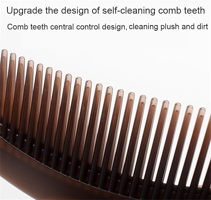 Dandruff Comb Energy Massage Comb Hair Dressing Comb Healthier Scalp and Better Hair Quality Removal of Dandruff and Dirtfor Women Men (with red bag)