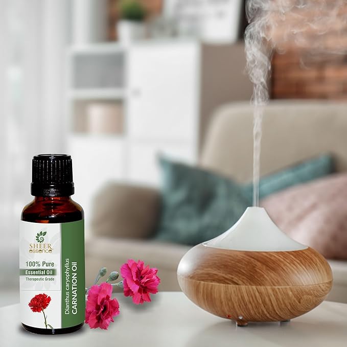 Carnation Oil -(Dianthus Caryophyllus)- Essential Oil 100% Pure Natural Undiluted Uncut Therapeutic Grade Oil 8.45 Fl.OZ