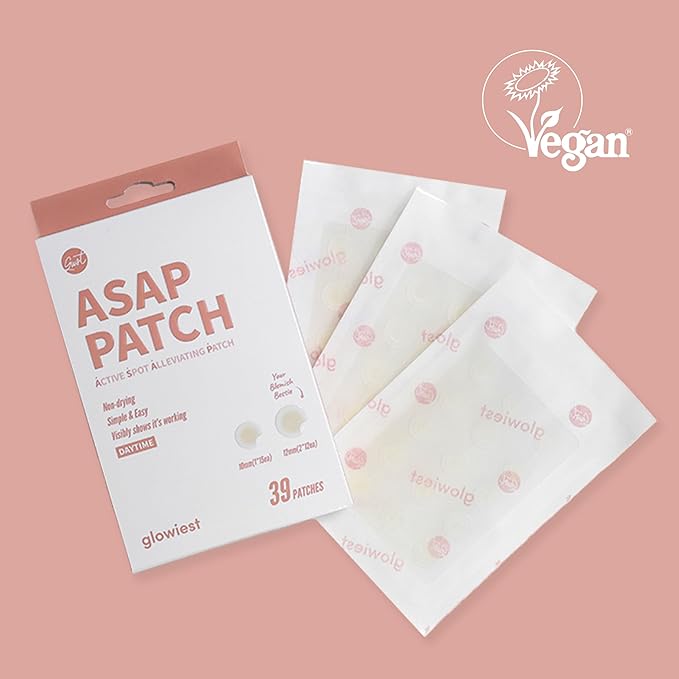 ASAP Active Spot Alleviating Patch 39 Patches [Daytime] 10mm (1 * 15ea) & 12mm (2 * 12ea) | Premium Hydrocolloid Dressing | Simple & Easy Active Treatment