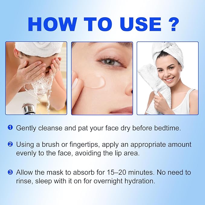 100% Pure Hyaluronic Acid Serum Powder for Face & Skin,DIY Making Hyaluronic Acid Gel Serum,Water Soluble Moisturizing for Skin Care (2 Pack)